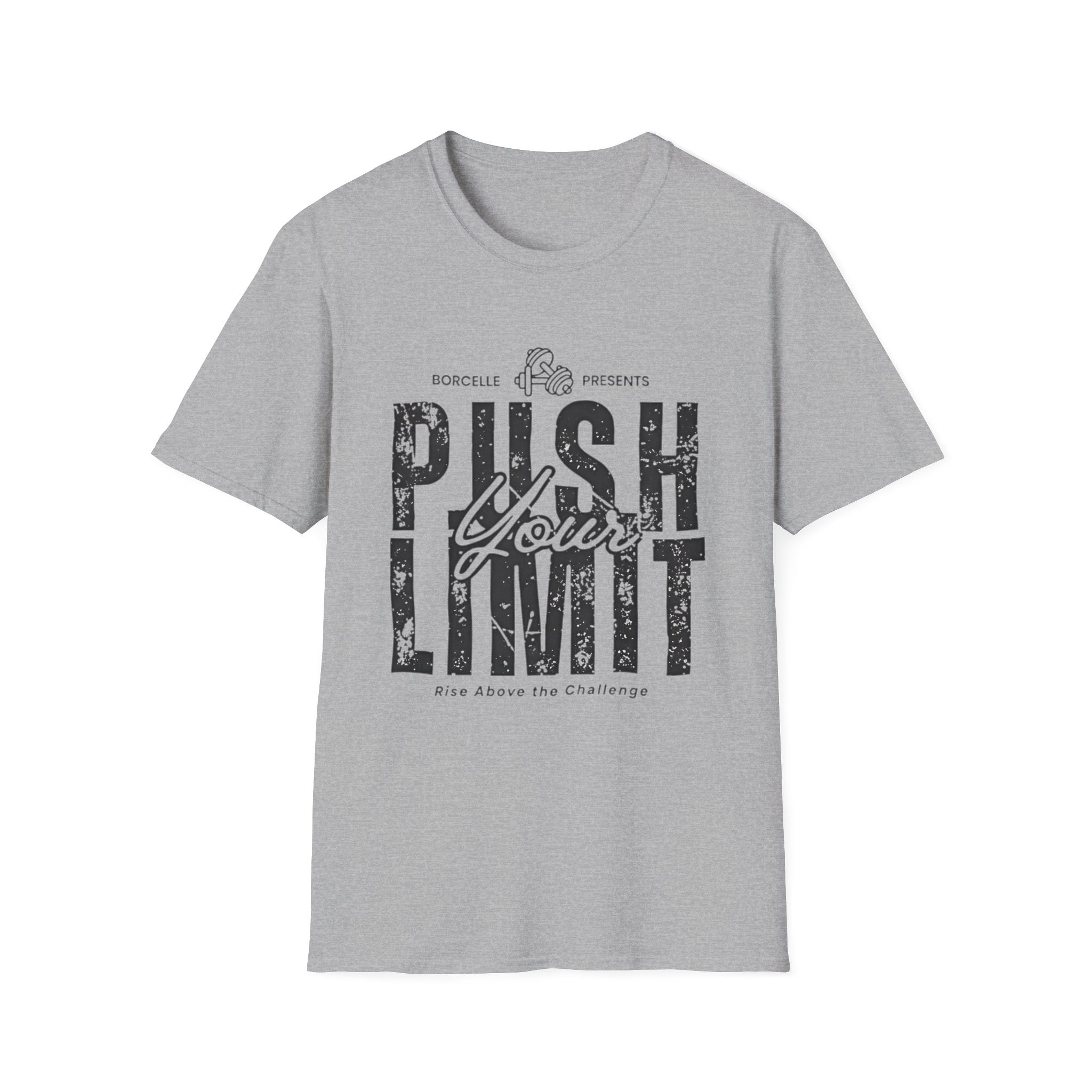 Push Your Limit T-Shirt — Motivational Gym Workout Tee - Creations by Chris and Carlos