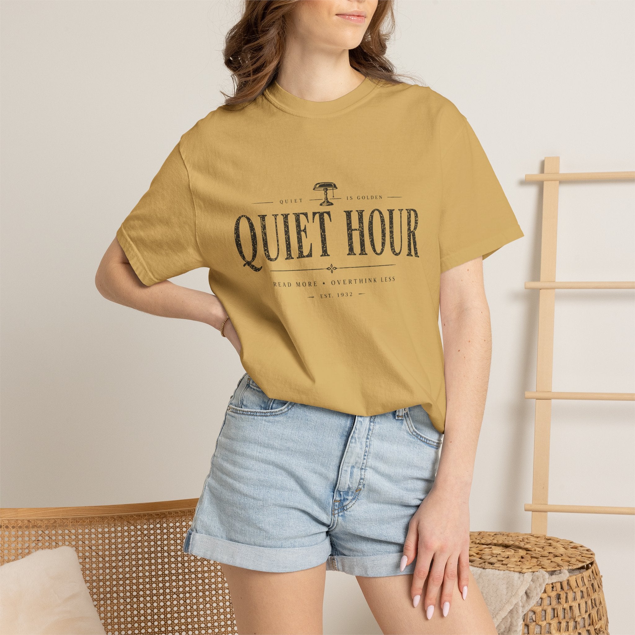 Quiet Hour T-Shirt — Vintage Relaxation Tee - Creations by Chris and Carlos