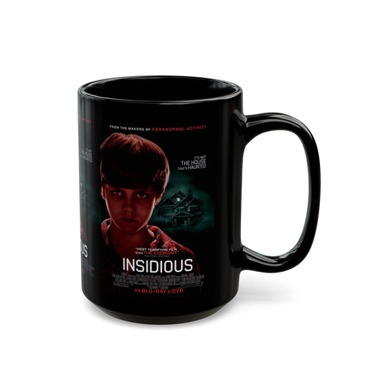Insidious Horror Movie Black Mug — Creepy Boy Poster Coffee Cup (11oz, 15oz) - Creations by Chris and Carlos