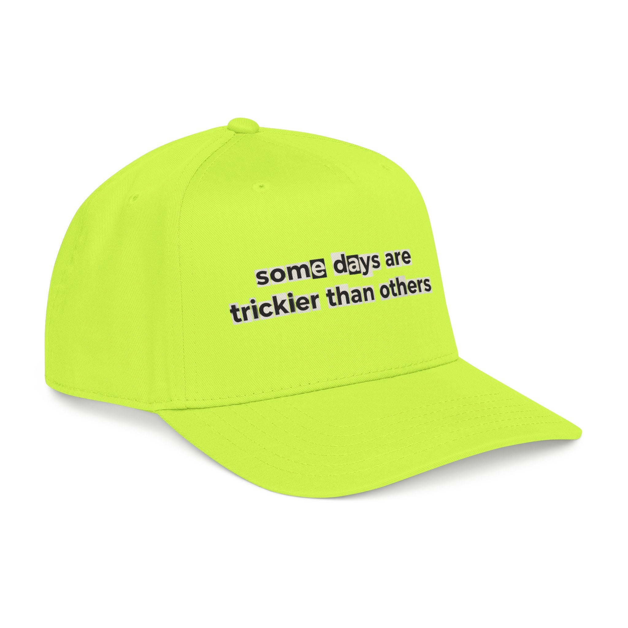 Baseball Cap — "Some Days Are Trickier Than Others" Patch - Creations by Chris and Carlos