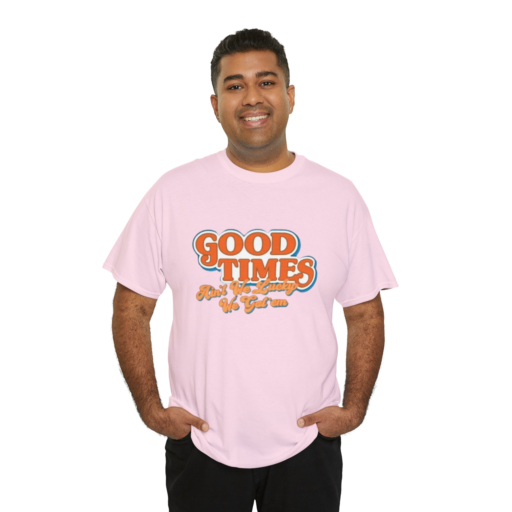 Good Times 70's TV Show- Unisex Heavy Cotton T-Shirt - Creations by Chris and Carlos