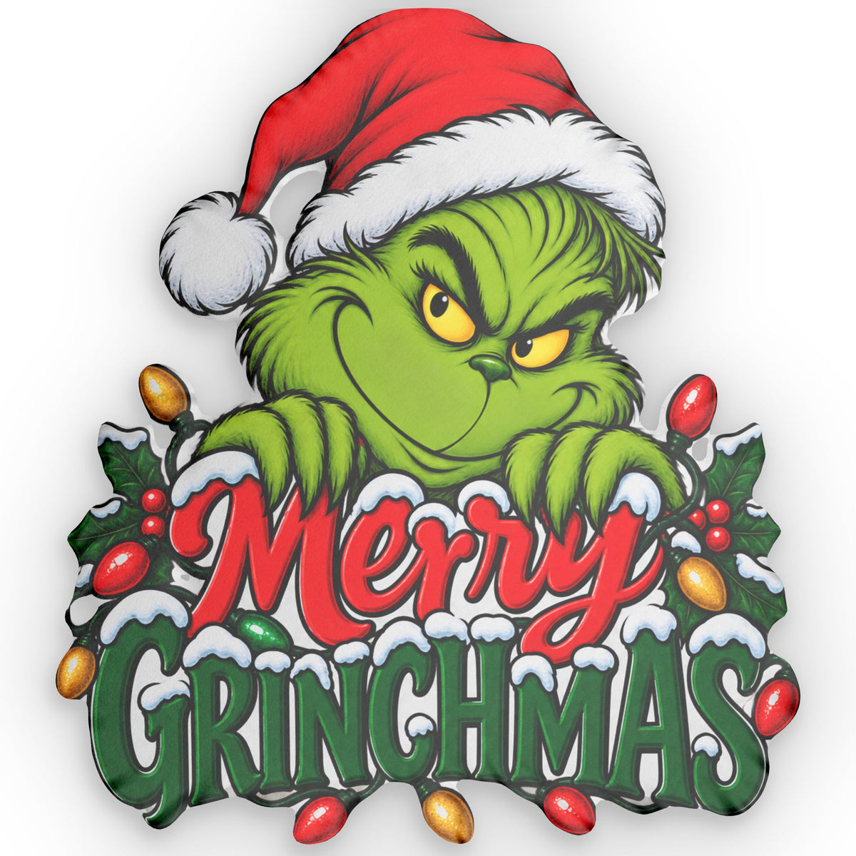 Pink Grinchmas™ | Shaped Pillow