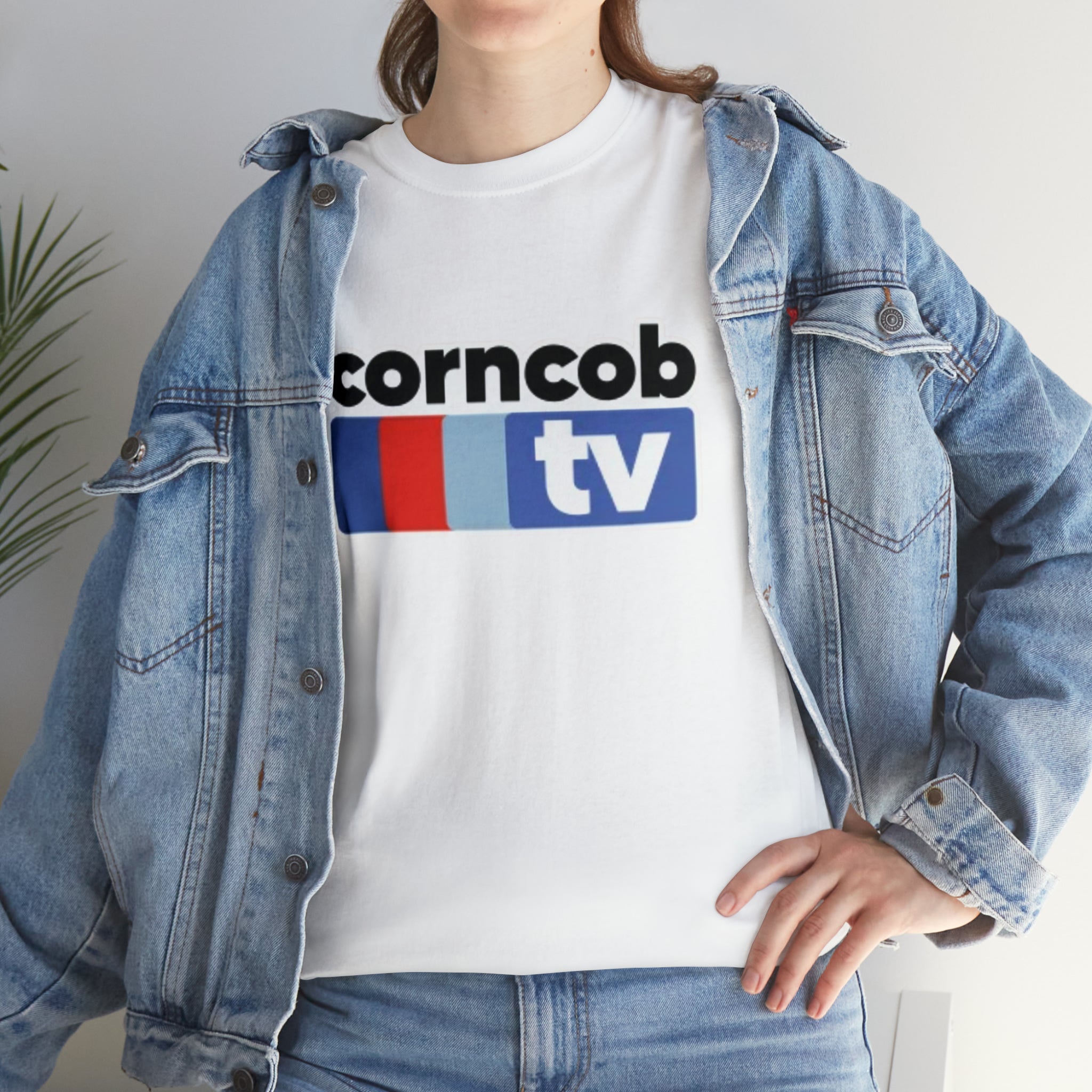 Corncob Tv- Unisex Heavy Cotton T-Shirt - Creations by Chris and Carlos
