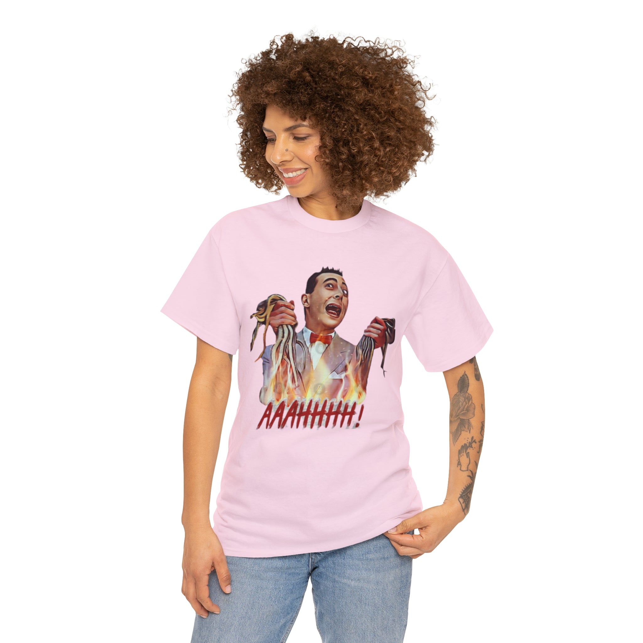 Pee Wee Herman-  Unisex Heavy Cotton T-Shirt - Creations by Chris and Carlos