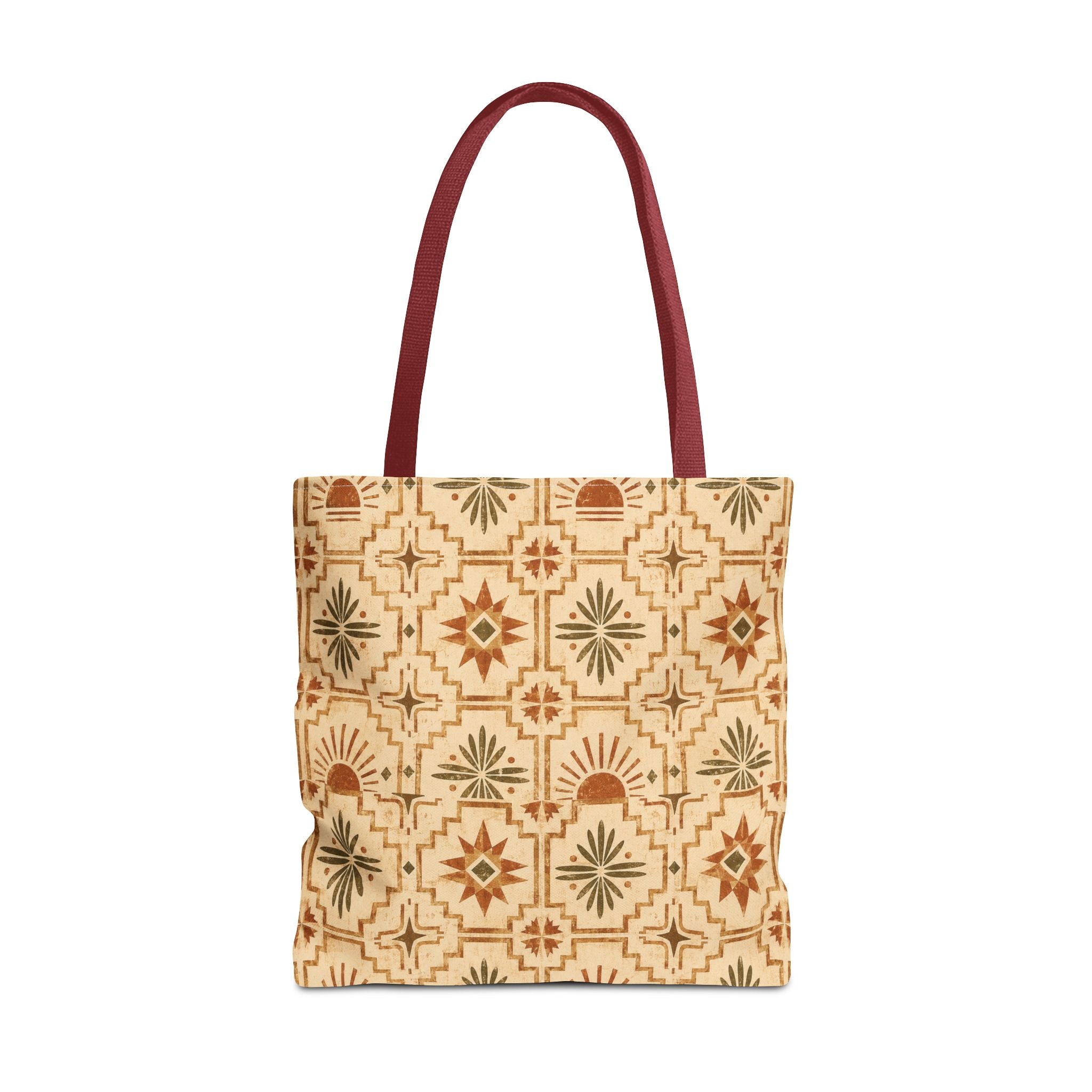 Southwest Geometric Tote Bag – Vintage Desert Pattern All-Over Print - Creations by Chris and Carlos