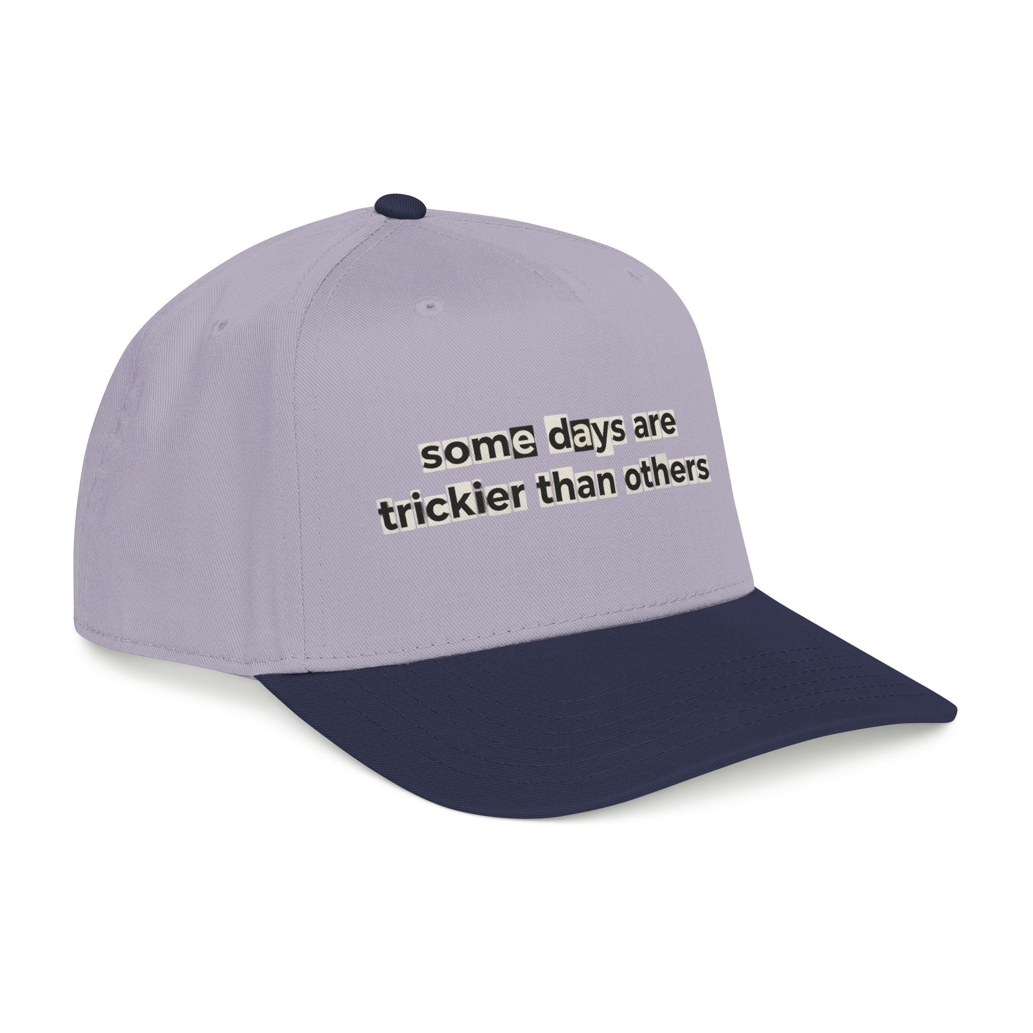 Baseball Cap — "Some Days Are Trickier Than Others" Patch - Creations by Chris and Carlos