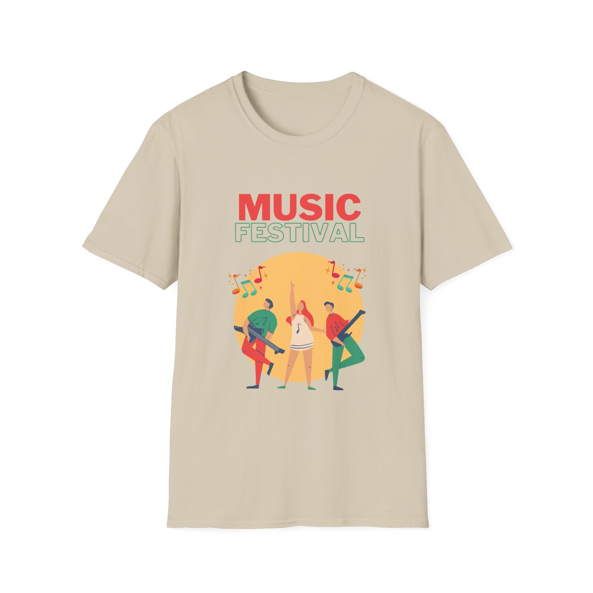 Music Festival T-Shirt — Live Band Concert Graphic Tee - Creations by Chris and Carlos