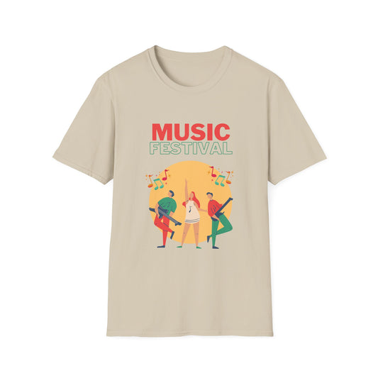 Music Festival T-Shirt — Live Band Concert Graphic Tee - Creations by Chris and Carlos