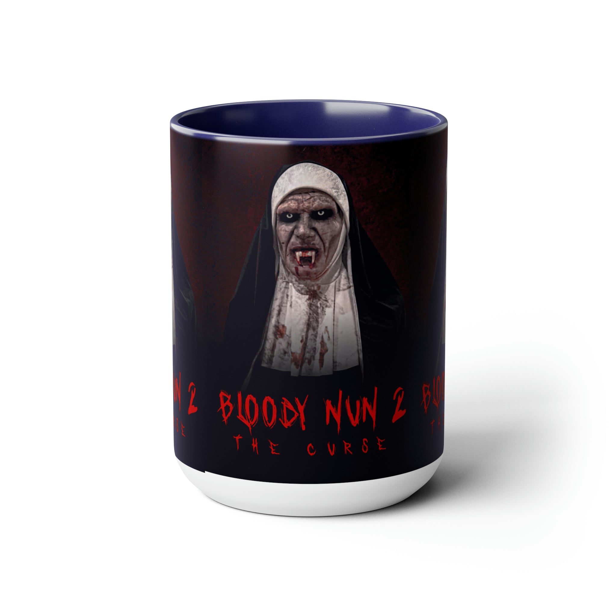 The Nun 2- Two-Tone Coffee Mugs, 15oz - Creations by Chris and Carlos