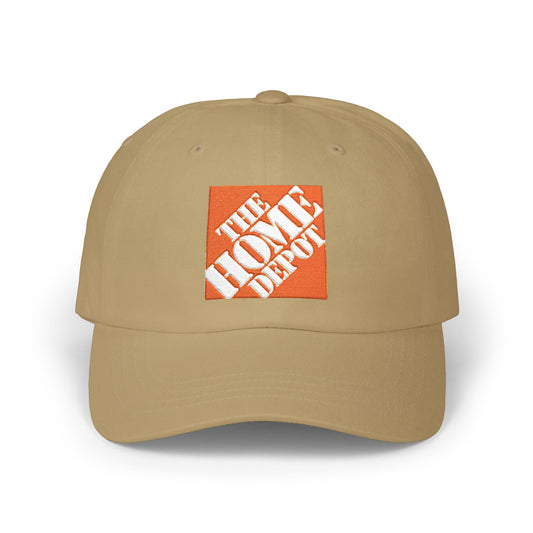 Dad Cap — Embroidered Orange Home Depot Logo Baseball Hat - Creations by Chris and Carlos