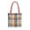The Tailgate Crew- Stylish Plaid Tote Bag, Trendy Beach Bag, Reusable Shopping Tote