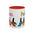 Prideles Orlando Celebration Coffee Mug, LGBTQ+ Gift, Colorful Accent Cup, Pride Month Decor, Inclusive Art, Unique Drinkware