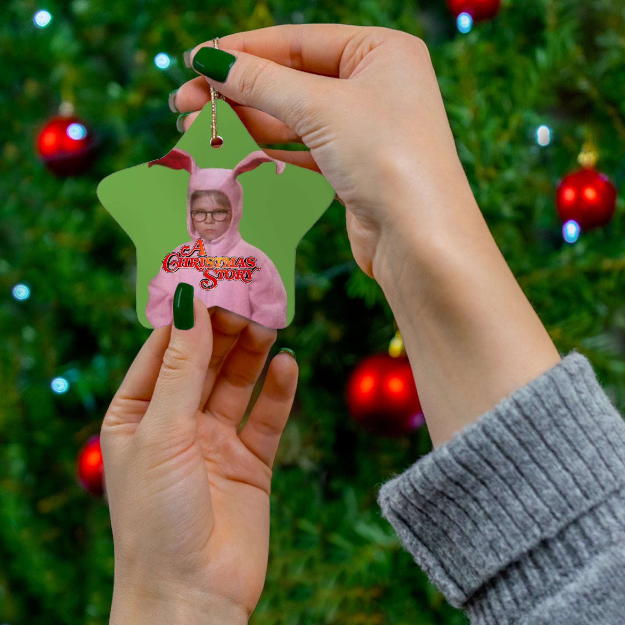 A Christmas Story- Ceramic Ornament - Creations by Chris and Carlos