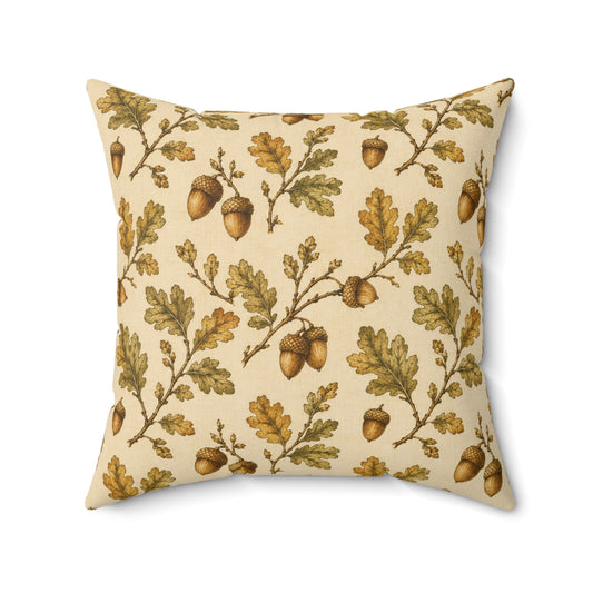 Old Soul Harvest™ Acorn Study Throw Pillow - Throw Pillow from Old Soul Harvest Campfire Circle