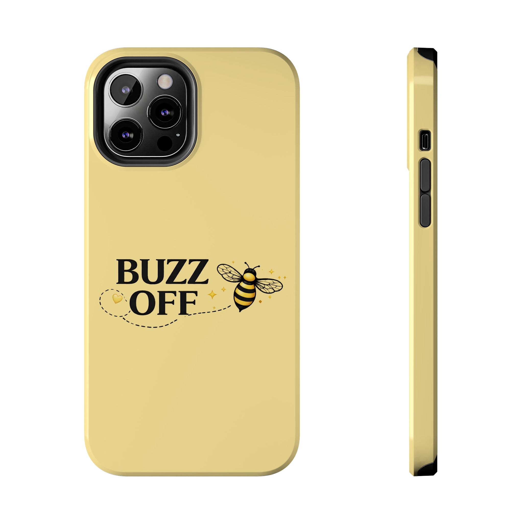 Buzz Off Bee Happy Always Phone Case - Creations by Chris and Carlos