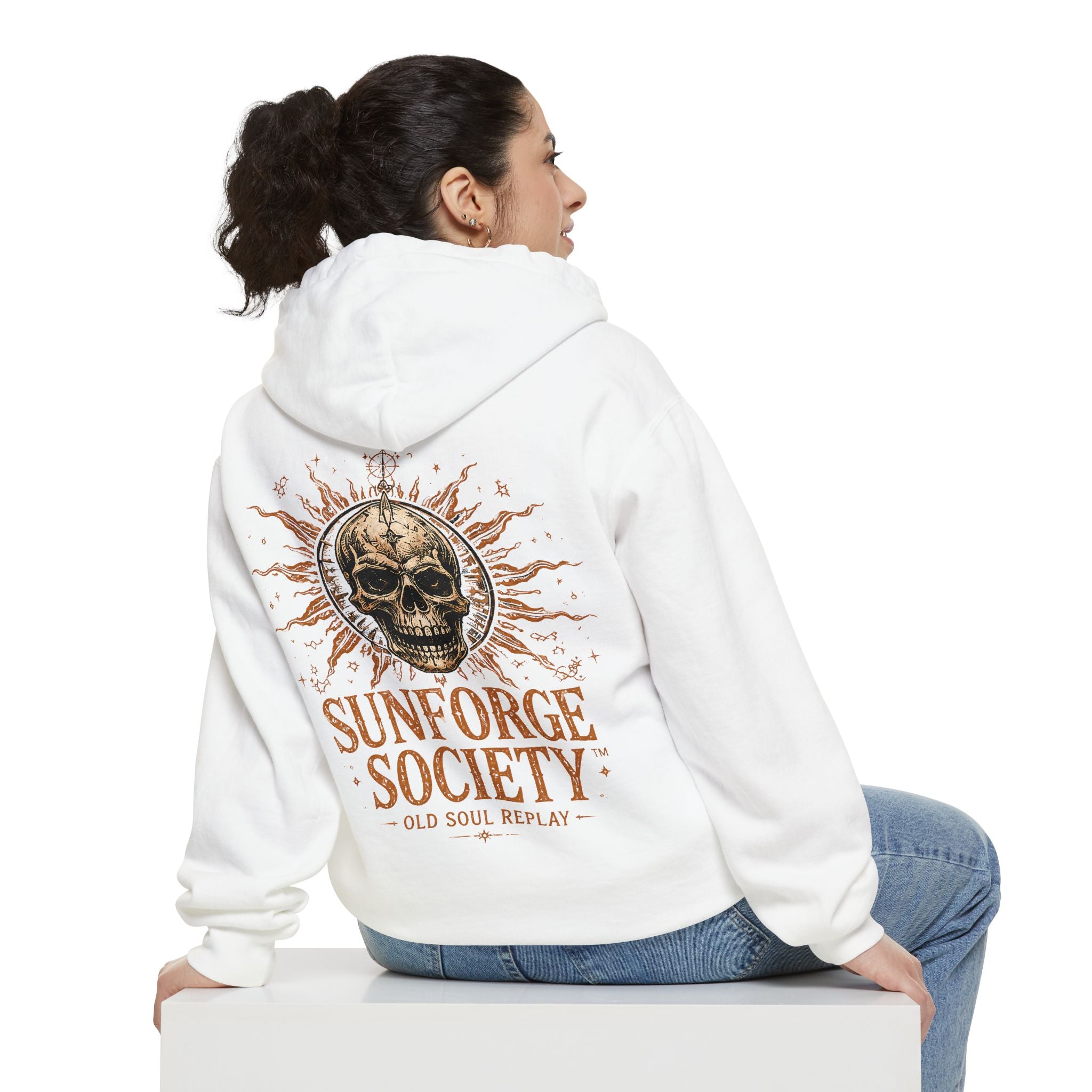 Sun Forge Steampunk Garment-Dyed Hoodie - Creations by Chris and Carlos
