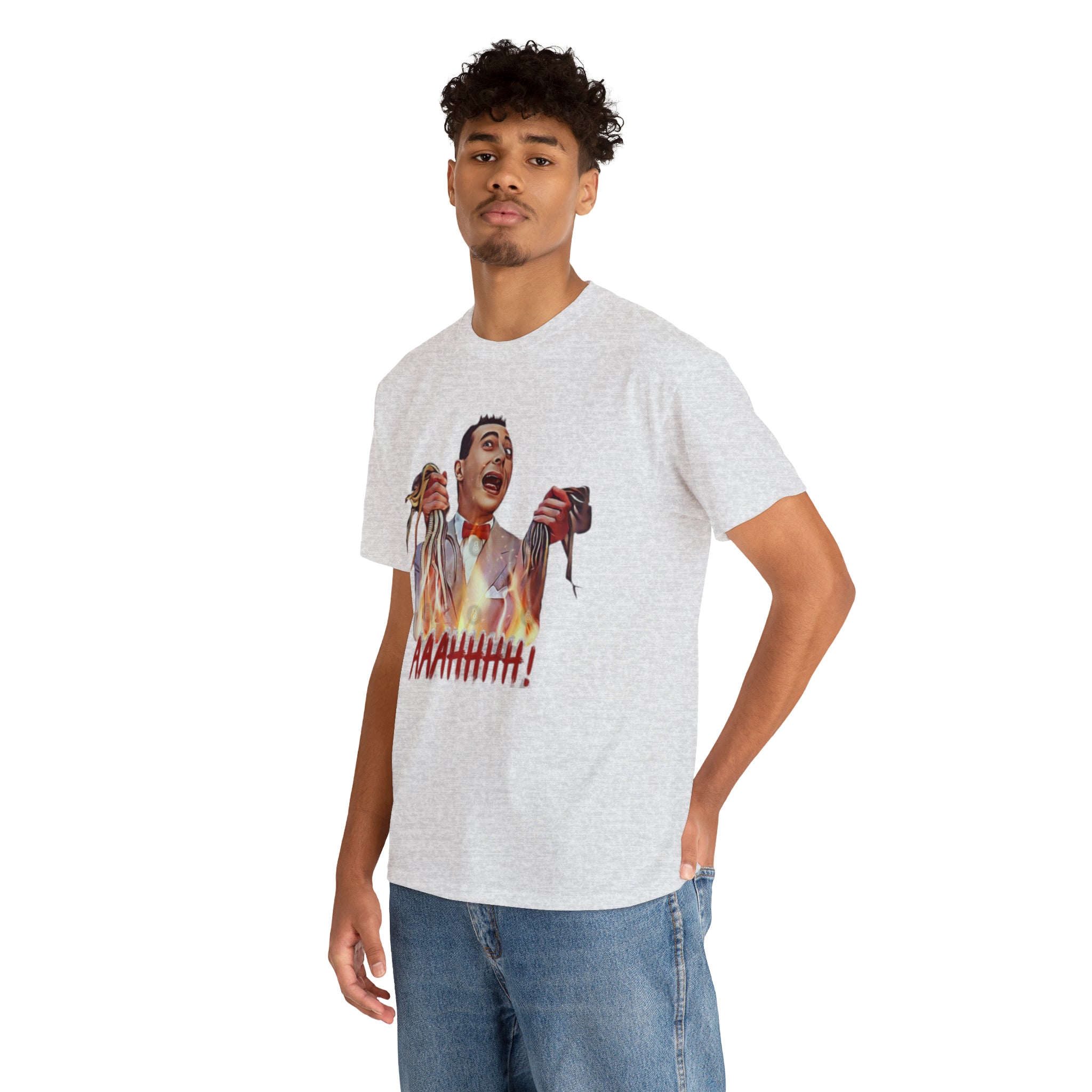 Pee Wee Herman-  Unisex Heavy Cotton T-Shirt - Creations by Chris and Carlos
