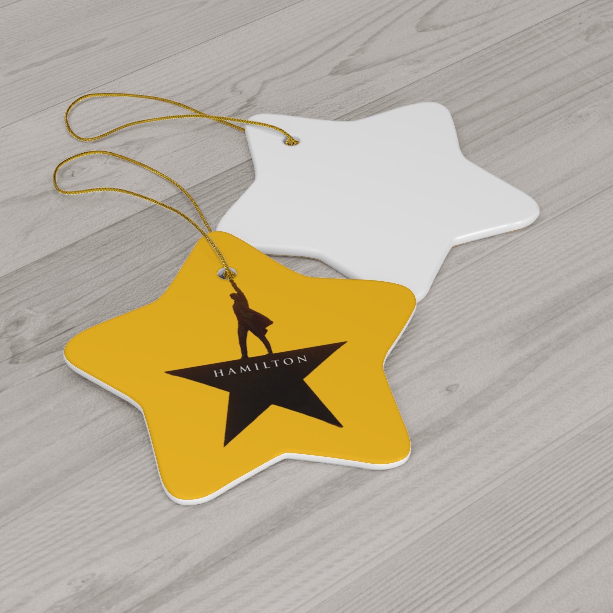 Hamilton the Musical- Ceramic Ornament, 4 Shapes - Creations by Chris and Carlos