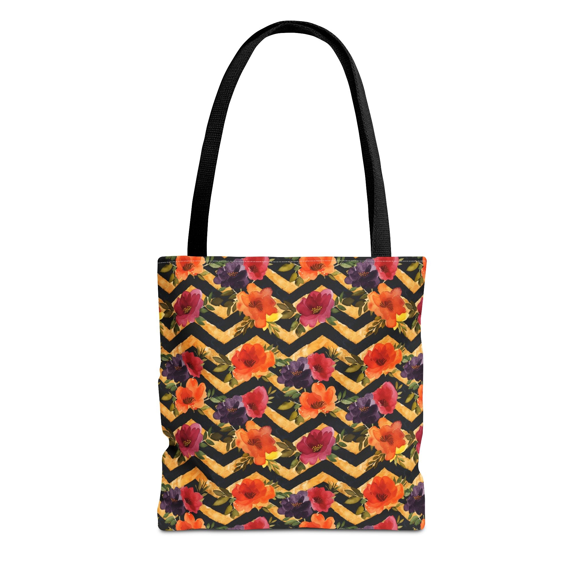 Sol y Alegría (Sun and Joy) Collection- Cactus Succulent Pattern Microfiber Blanket Soft Velveteen Throw for Home & Garden Lovers Floral Chevron Tote Bag — Bright Orange & Pink All-Over-Print Beach Shopper - Creations by Chris and Carlos