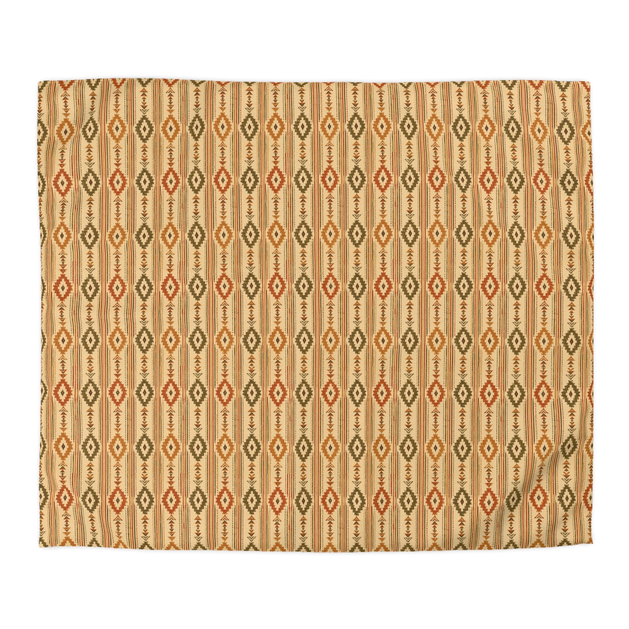 Southwestern Diamond Microfiber Duvet Cover – Boho Geometric Bedding - Creations by Chris and Carlos