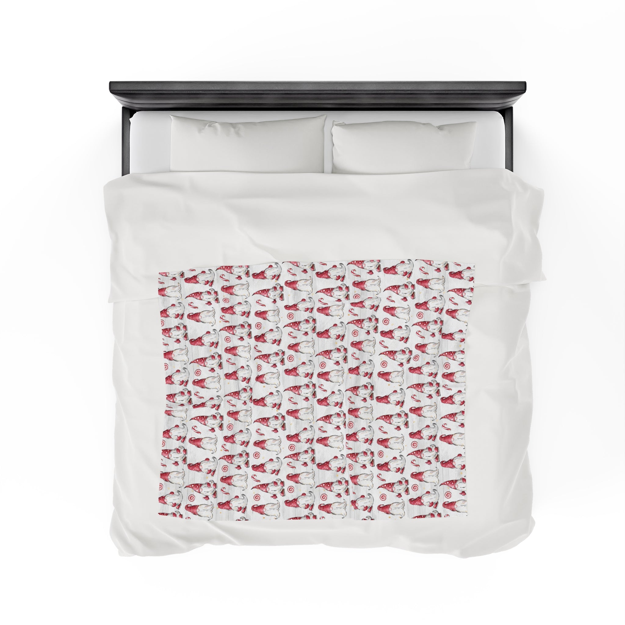 Gnomes- Velveteen Plush CuddleLux Bliss Blanket - Creations by Chris and Carlos