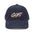 GOAT Embroidered Corduroy Cap — Vintage Red Baseball Hat