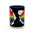 LGBTQ+ Pride Accent Coffee Mug, Rainbow Heart Ceramic Cup, Gift for Pride Month, Equality Mug, Love Wins Drinkware