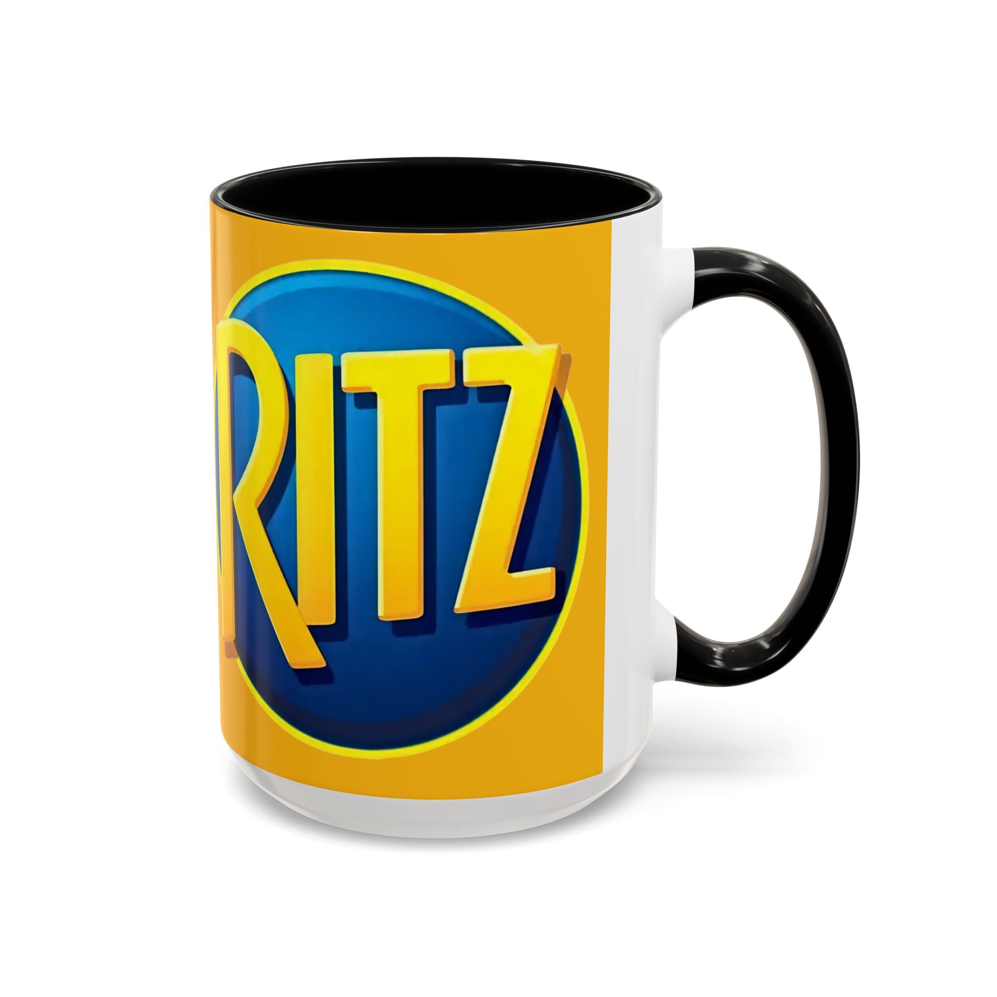 Ritz Logo Accent Coffee Mug — Branded Snack Lover Gift (11/15oz) - Creations by Chris and Carlos