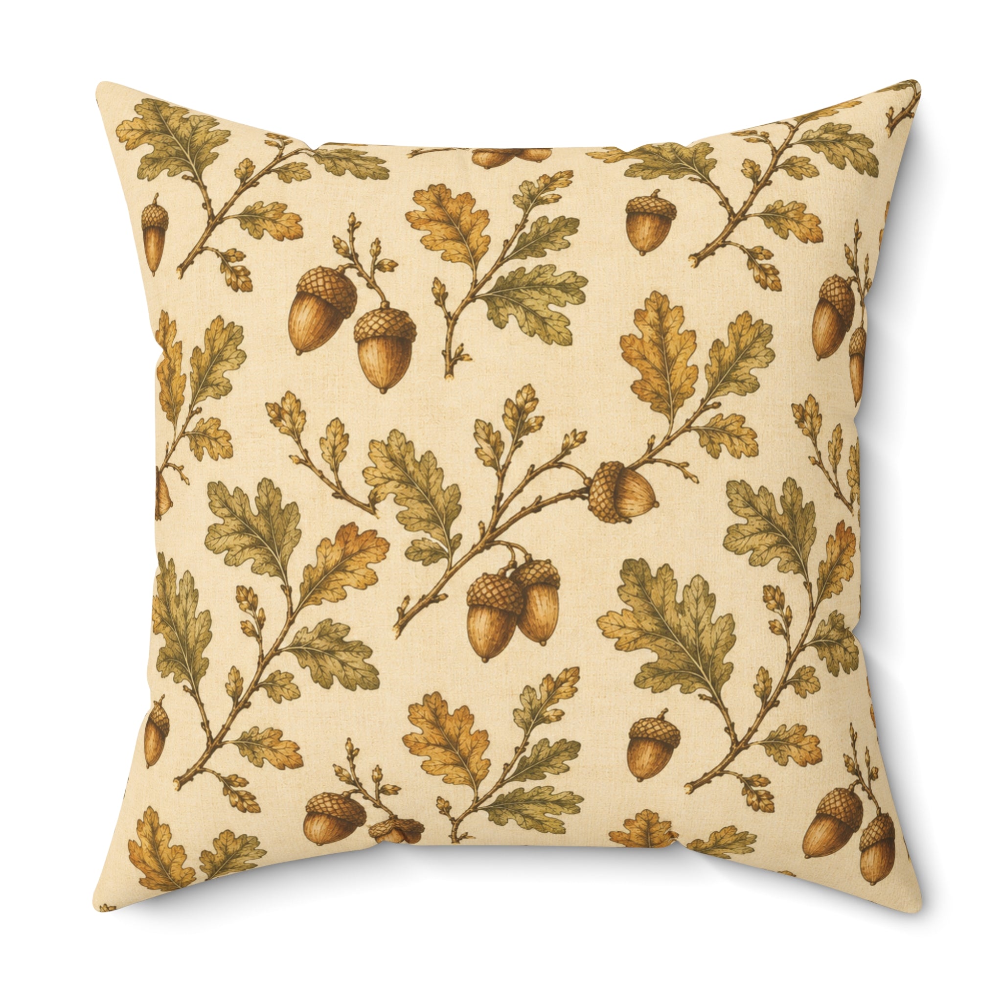 Old Soul Harvest™ Acorn Study Throw Pillow - Throw Pillow from Old Soul Harvest Campfire Circle