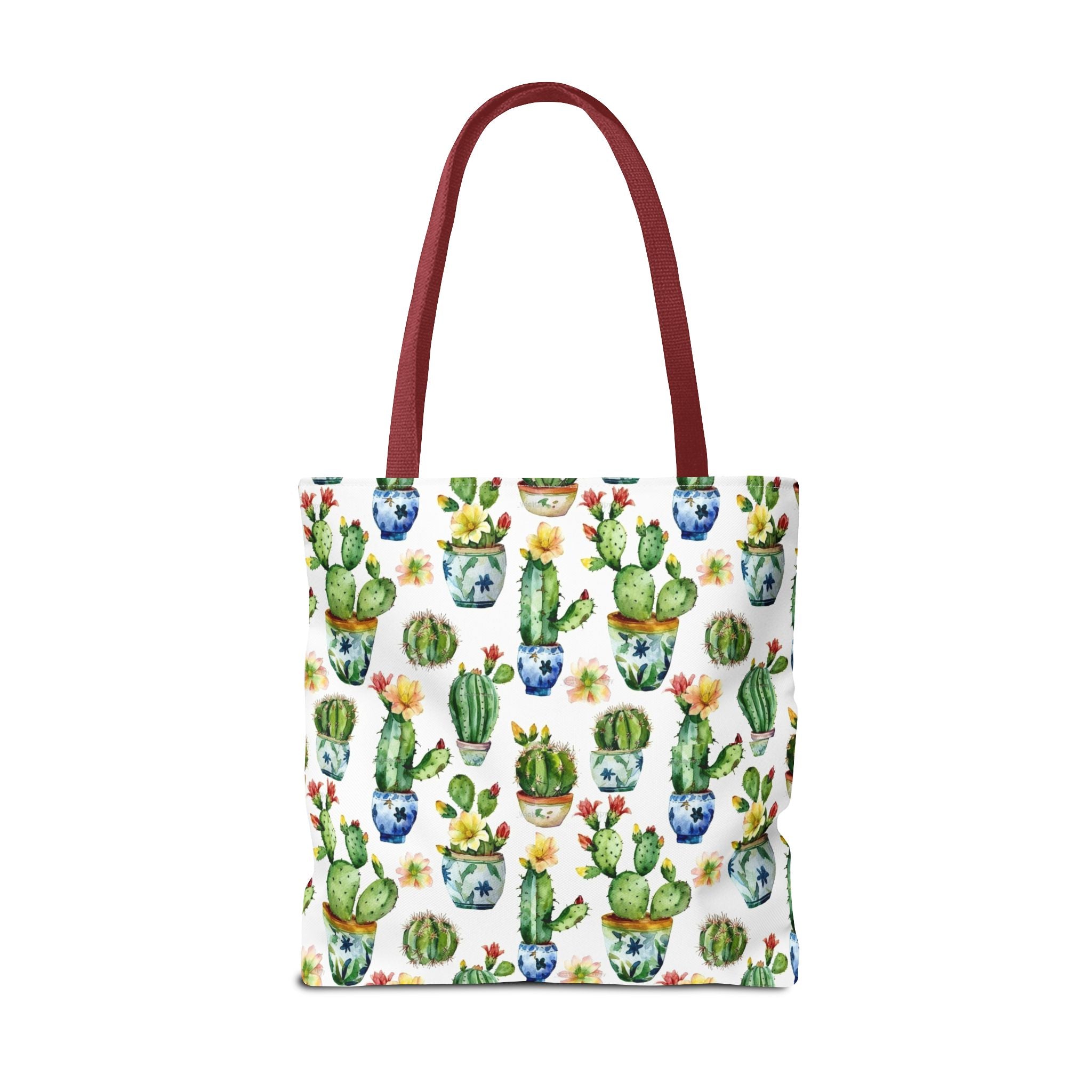 Sol y Alegría (Sun and Joy) Collection- Cactus Succulent Pattern Microfiber Blanket Soft Velveteen Throw for Home & Garden Lovers Cactus Watercolor Tote Bag – Floral Potted Succulent Pattern All-Over Print - Creations by Chris and Carlos
