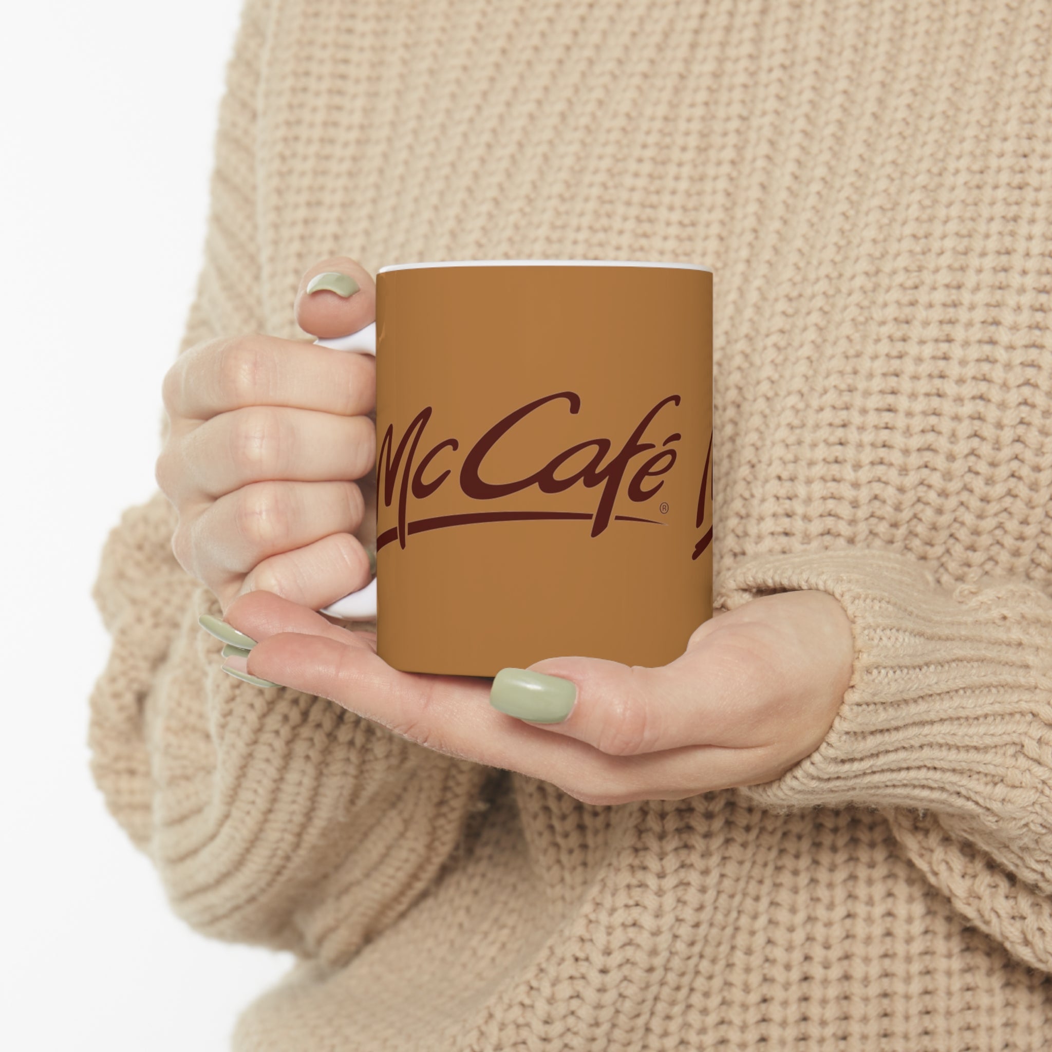 MC Cafe- White Ceramic Mug - Creations by Chris and Carlos