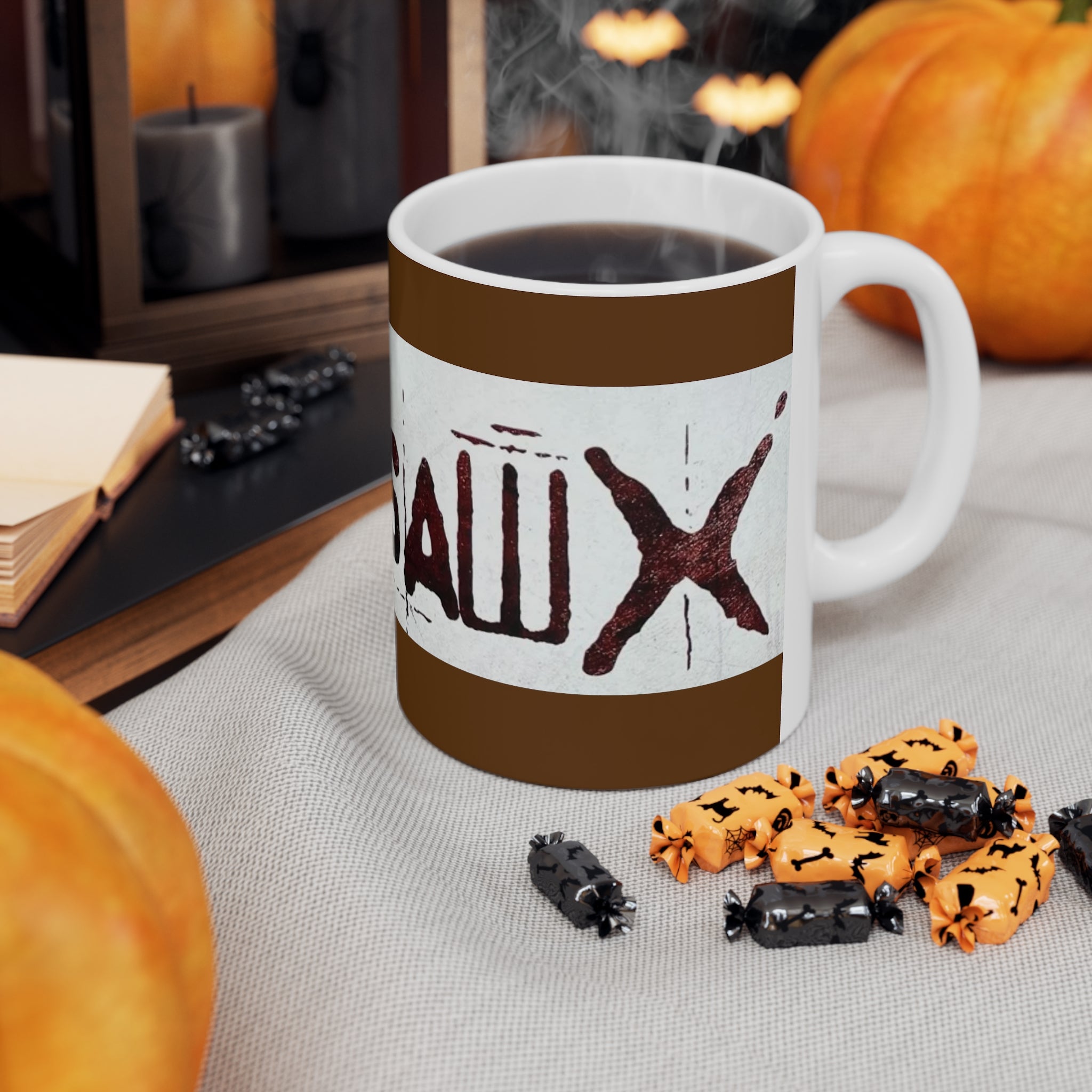 Saw X Movie-  White Ceramic Mug - Creations by Chris and Carlos