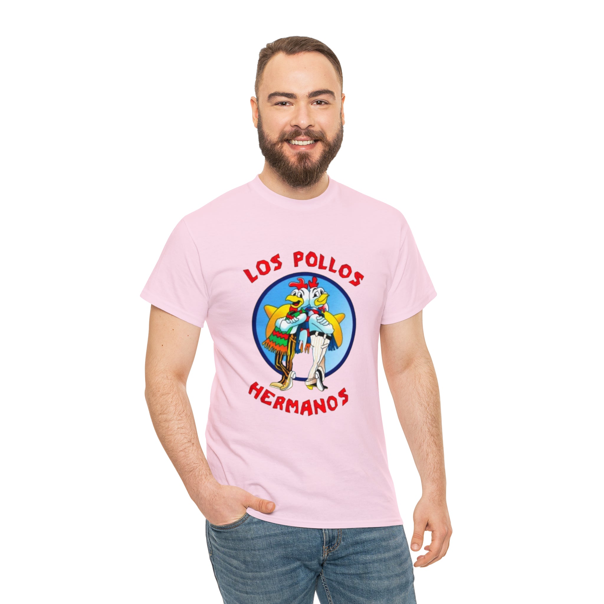 Pollos- Unisex Heavy Cotton T-Shirt - Creations by Chris and Carlos
