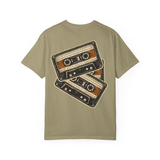 Cassette Tape Retro Tee — "Static Youth / Side B Soul / Basement Tapes" - Creations by Chris and Carlos