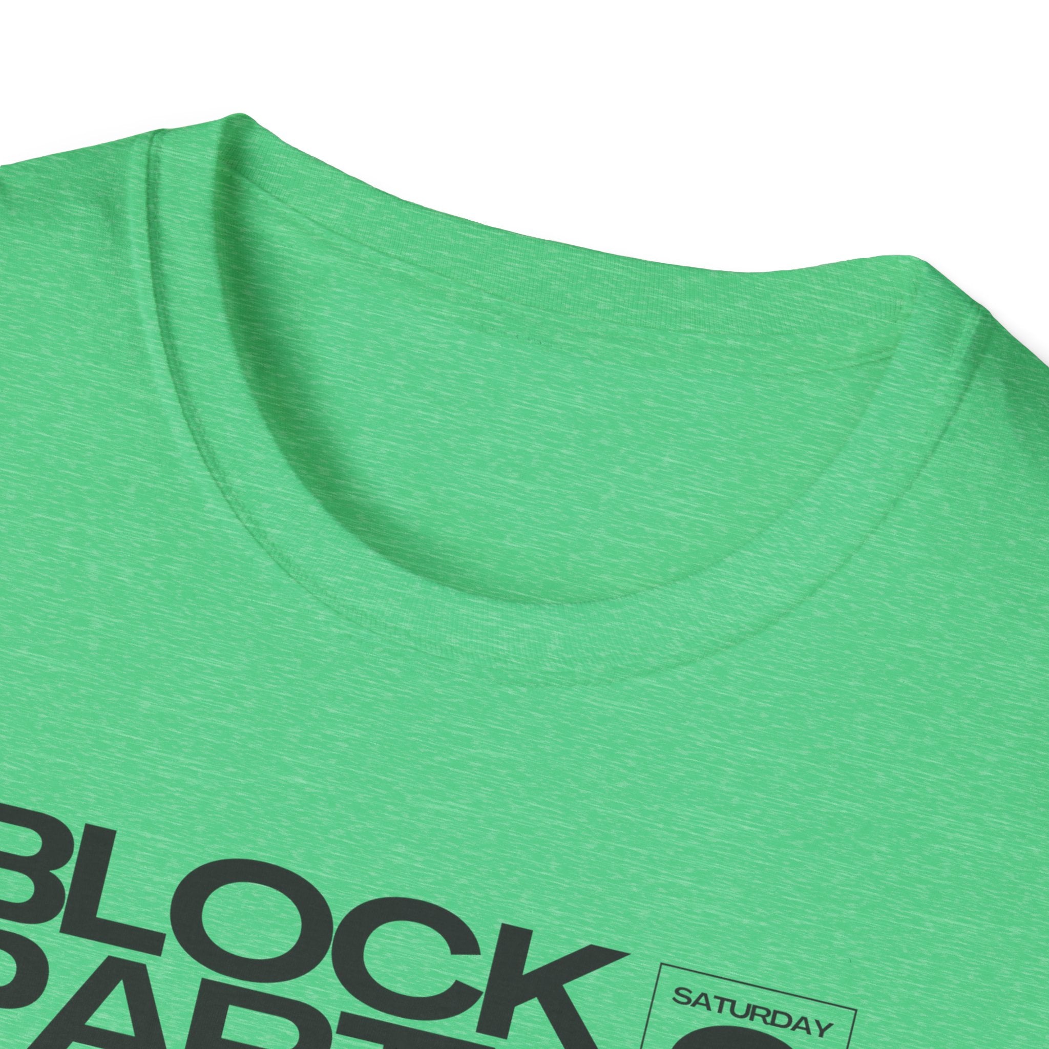 Block Party 3 Graphic Tee — 3D Smile Face Music Festival T-Shirt - Creations by Chris and Carlos
