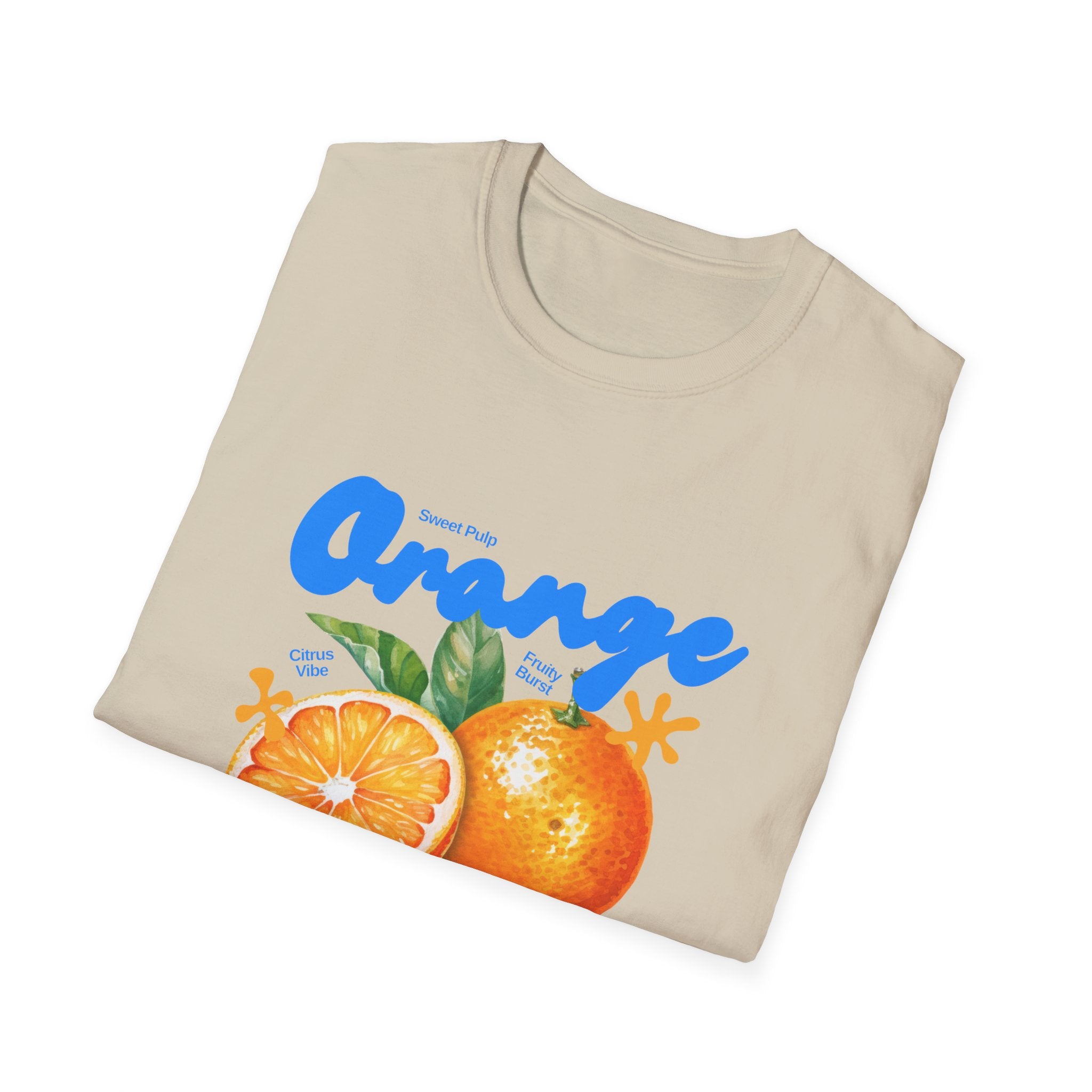 Orange Lunch Graphic T-Shirt — "An Orange A Day Makes My Day" Retro Fruit Tee - Creations by Chris and Carlos