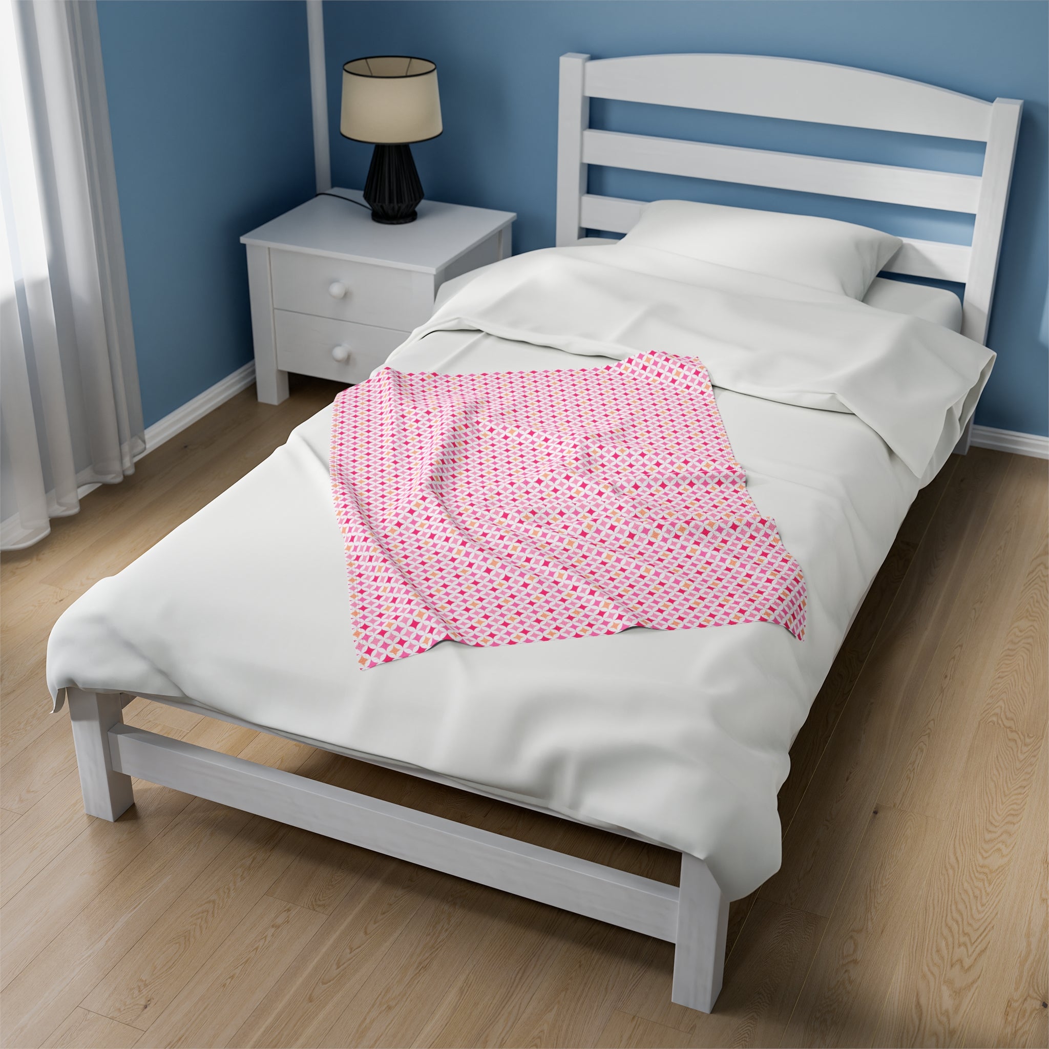 Barbie Pink- Velveteen Plush CuddleLux Bliss Blanket - Creations by Chris and Carlos
