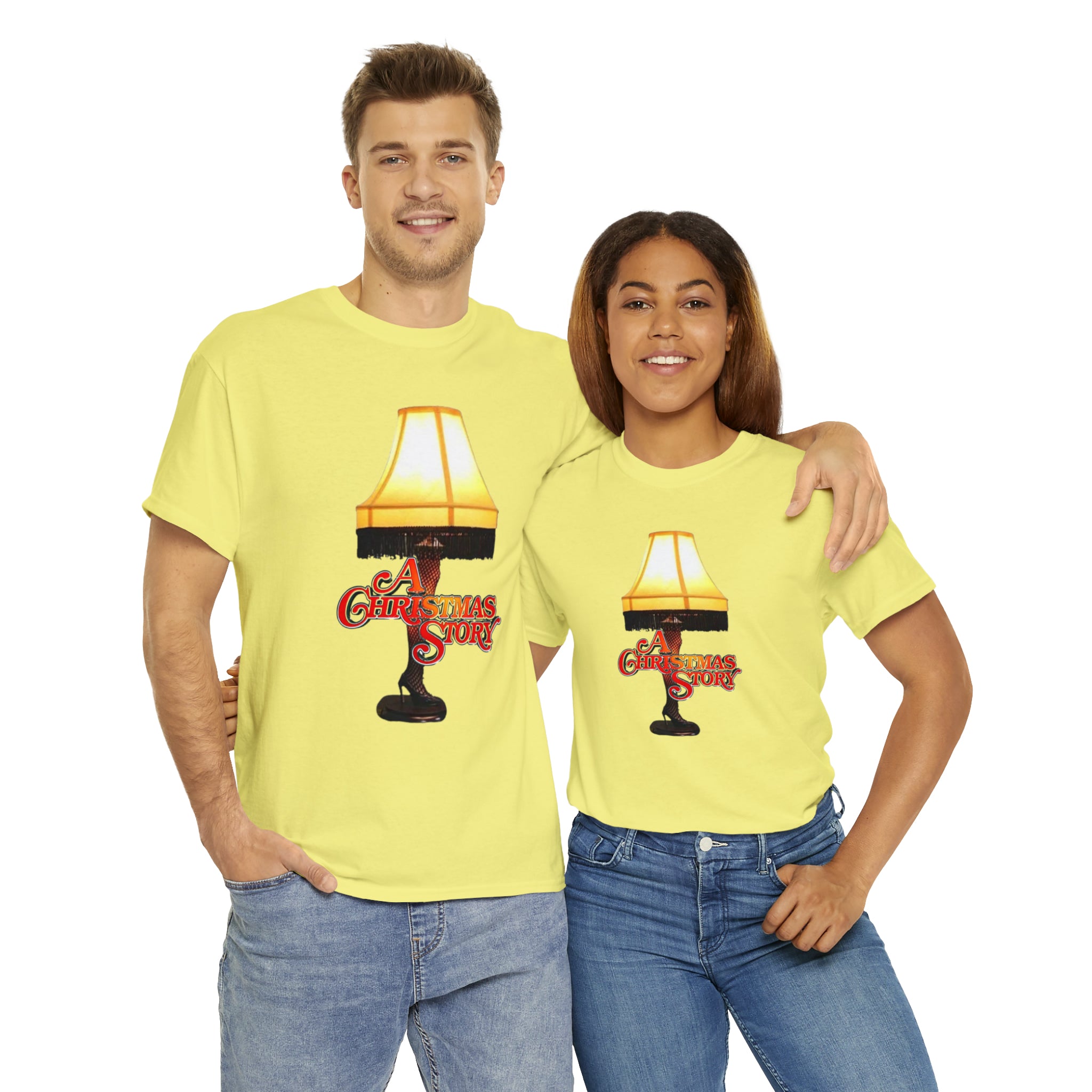 A Christmas Story- Leg Lamp Unisex Heavy Cotton T-Shirt - Creations by Chris and Carlos