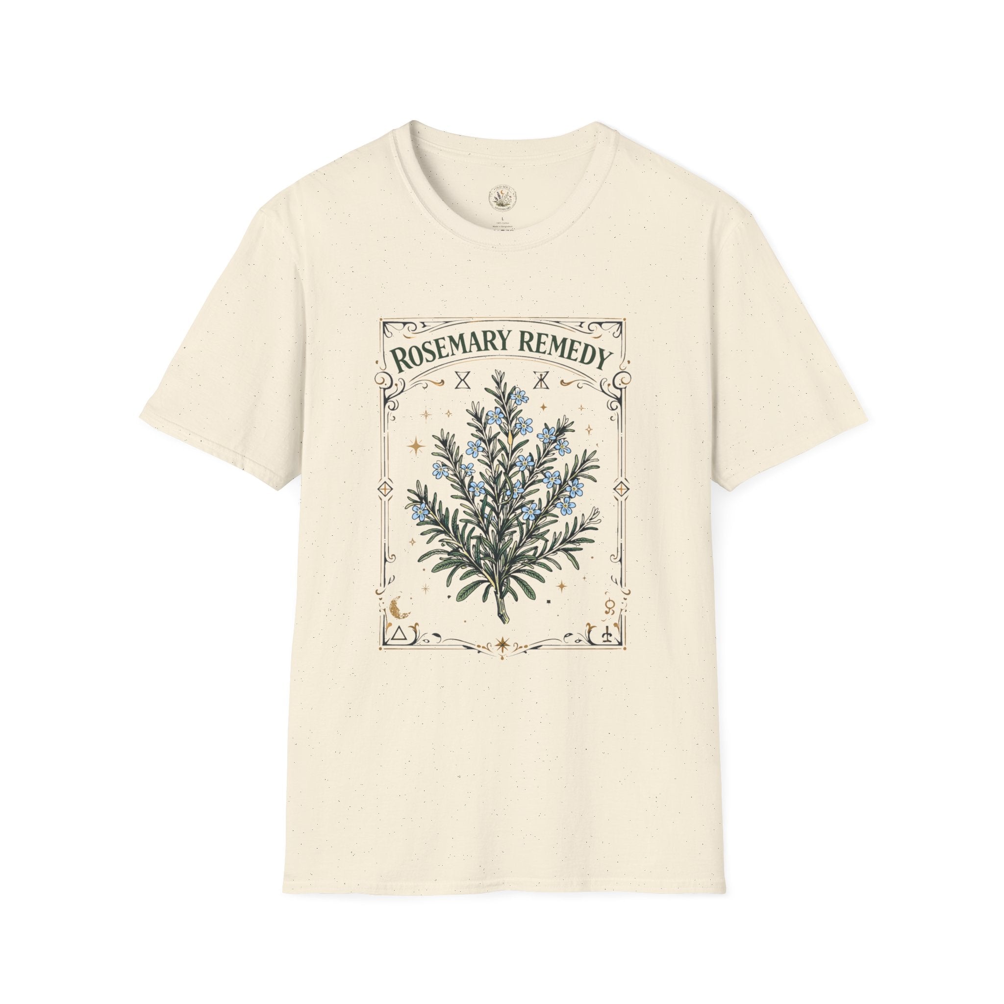 Old Soul Apothecary Rosemary Remedy T-Shirt – Botanical Herbal Remedy Tee - Creations by Chris and Carlos