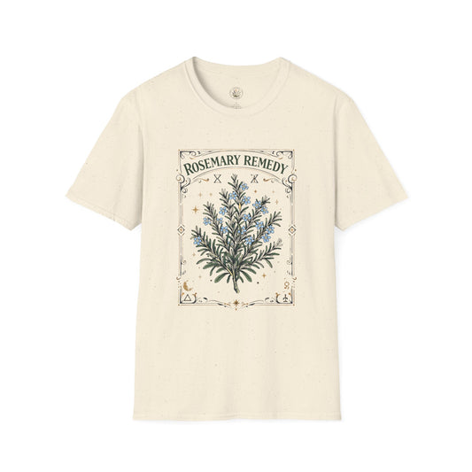 Old Soul Apothecary Rosemary Remedy T-Shirt – Botanical Herbal Remedy Tee - Creations by Chris and Carlos