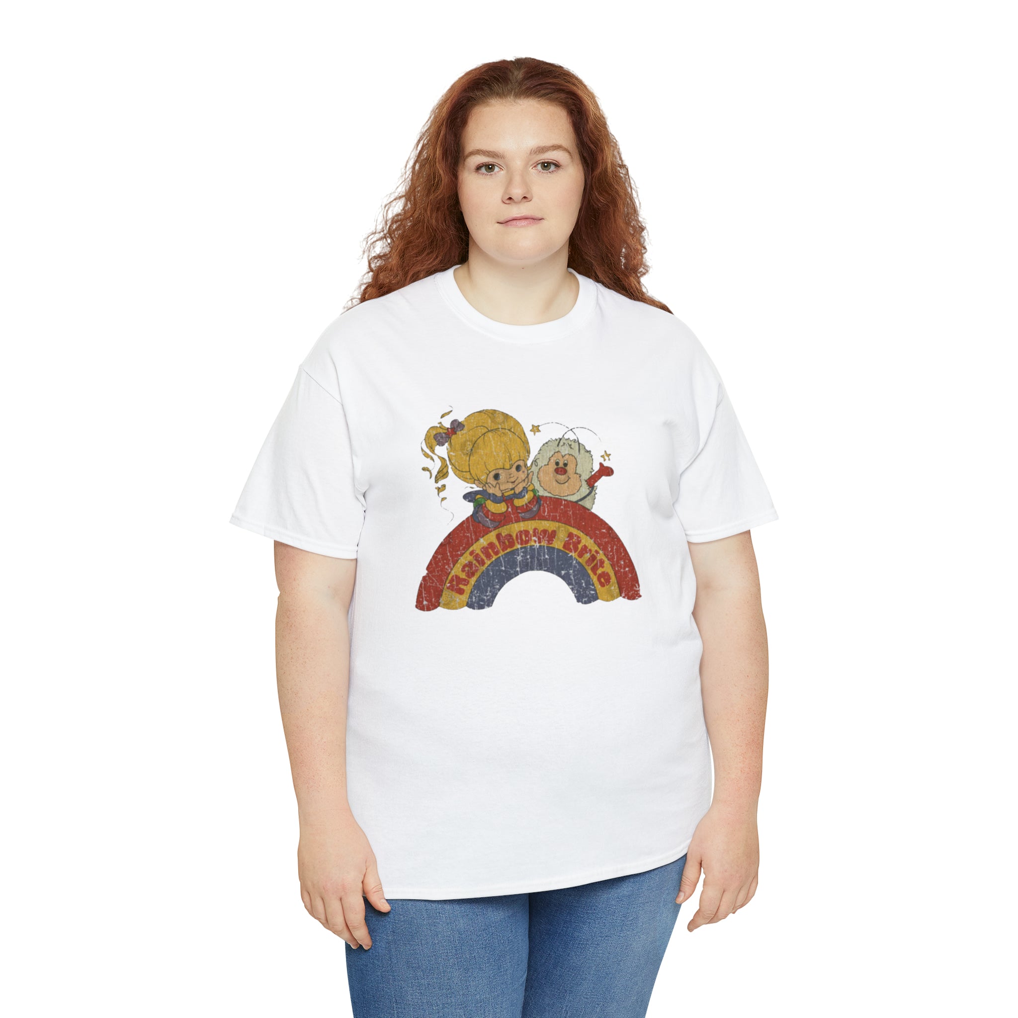Rainbow Bright- Unisex Heavy Cotton T-Shirt - Creations by Chris and Carlos