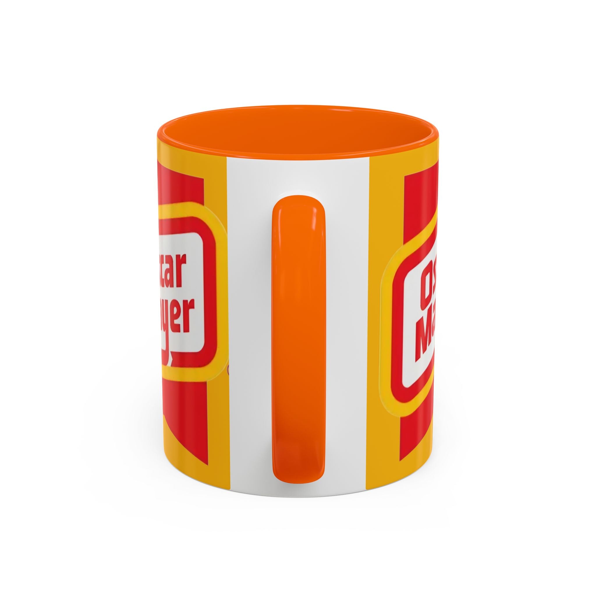 Accent Mug — Retro Oscar Mayer Logo Coffee Cup (11/15 oz) - Creations by Chris and Carlos