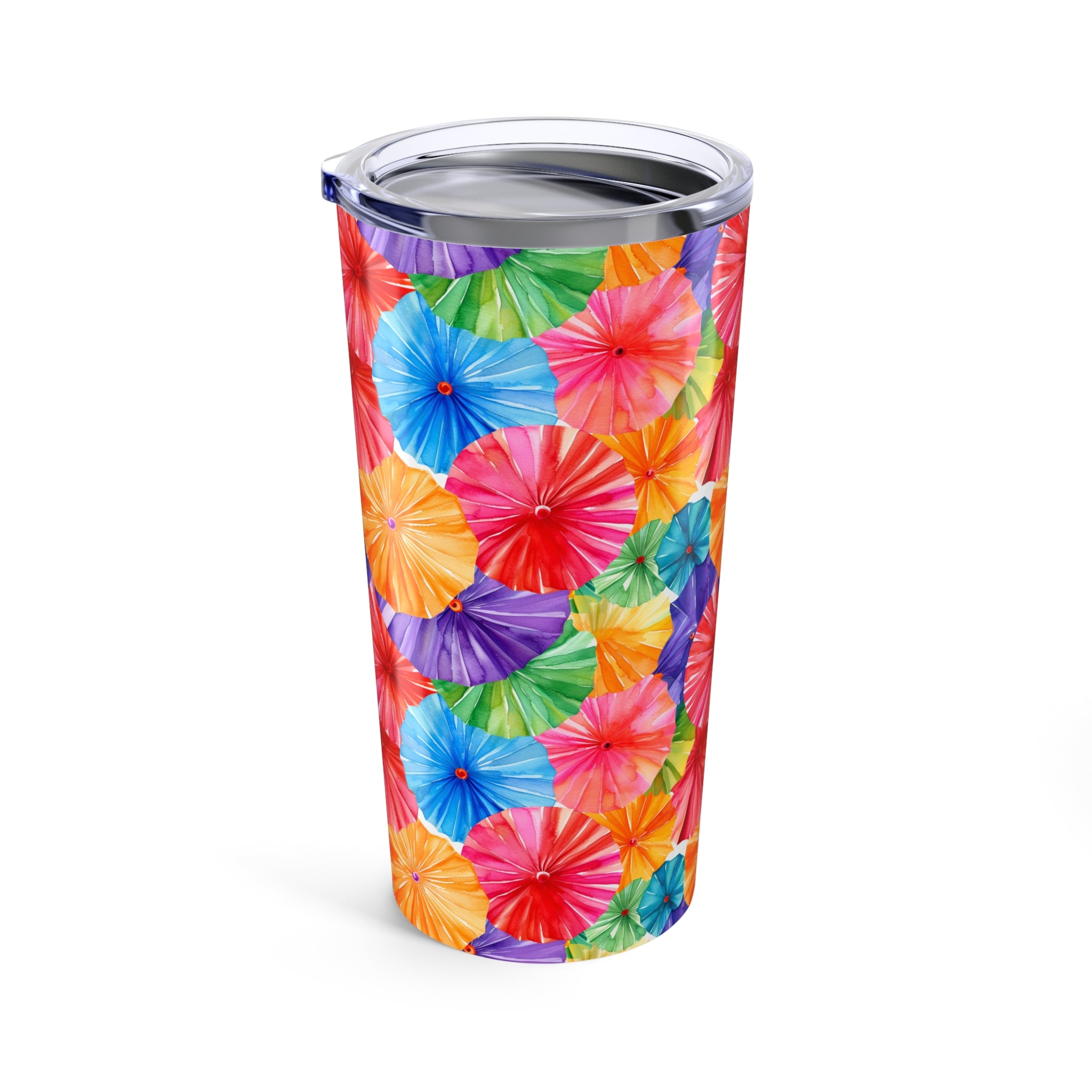 Sol y Alegría (Sun and Joy) Collection- Cactus Succulent Pattern Microfiber Blanket Soft Velveteen Throw for Home & Garden Lovers20oz Floral Umbrella Pattern Tumbler — Bright Tropical Reusable Travel Cup - Creations by Chris and Carlos