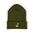 Embroidered Smiley Beanie — Cozy Winter Cuffed Hat with Knit Pom Design
