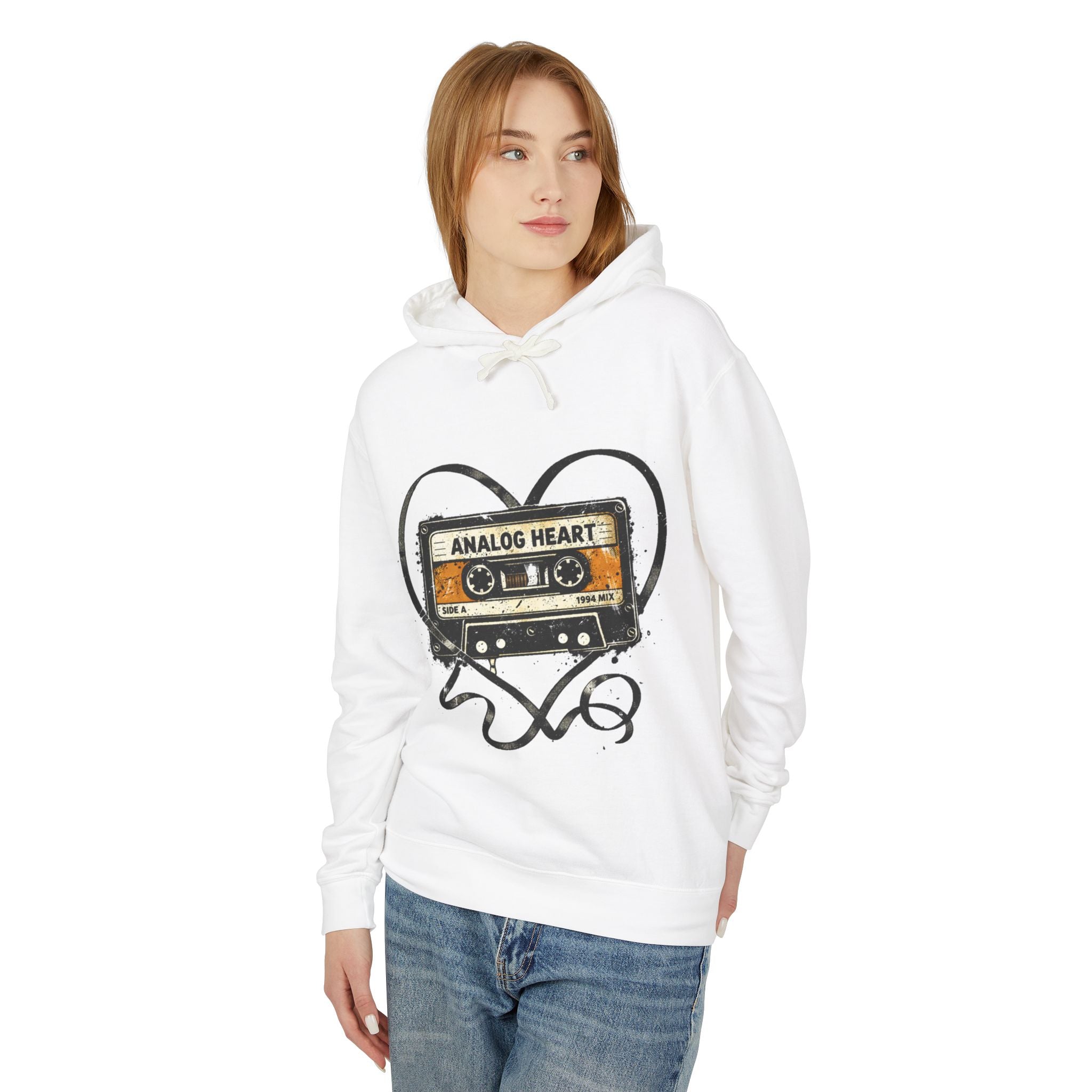 Analog Heart Cassette Hoodie - Creations by Chris and Carlos