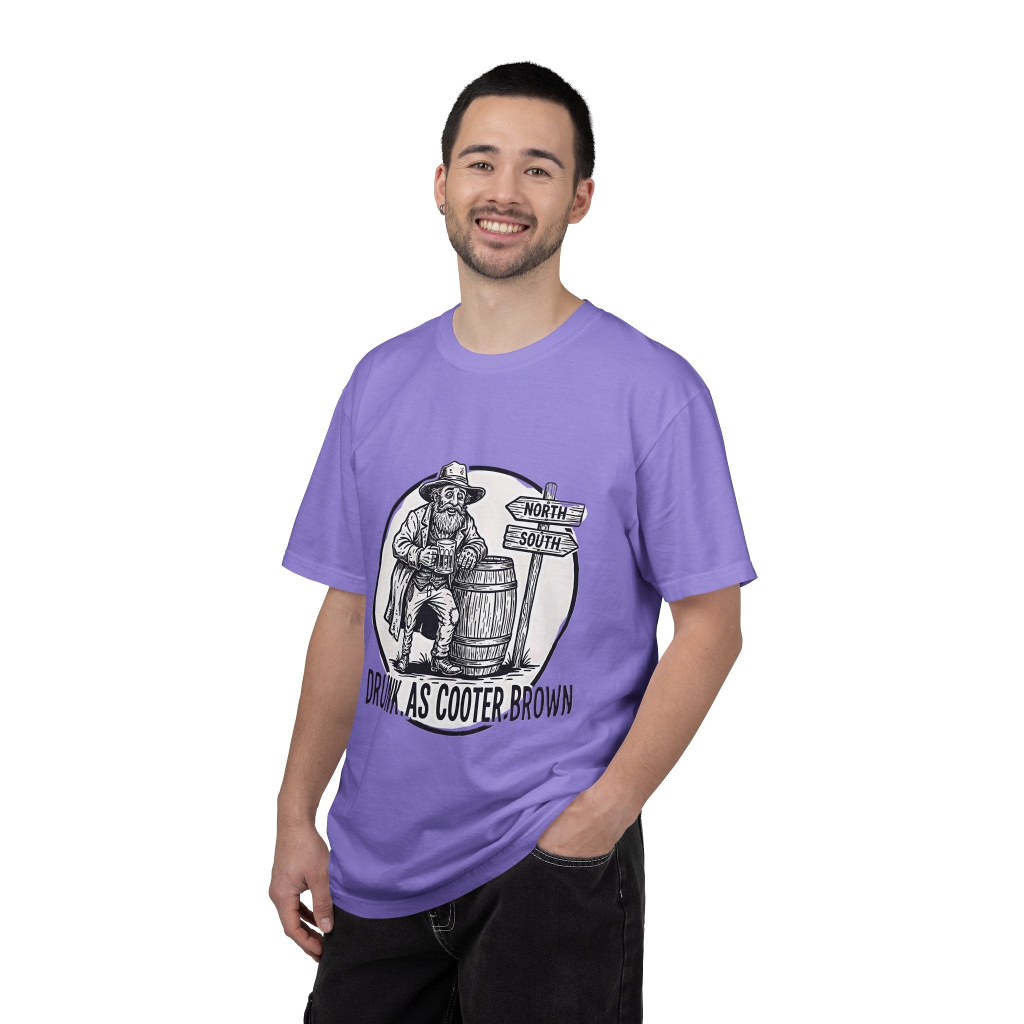 Drunk as Cooter Brown T-Shirt — Vintage Country Barrel Graphic Tee - Creations by Chris and Carlos