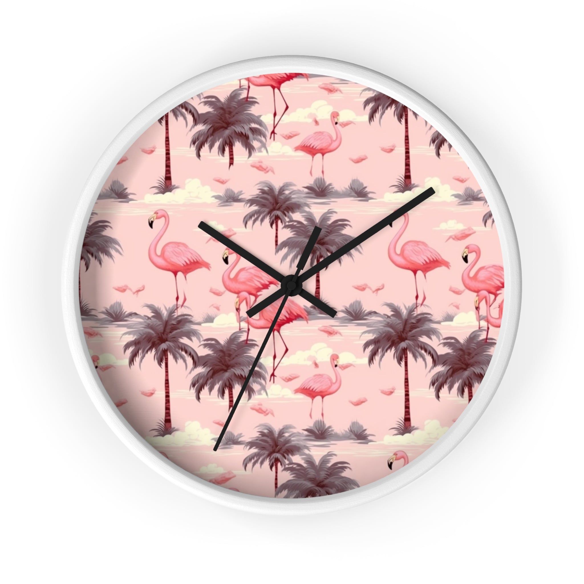 Flamingo- Wall Clock - Creations by Chris and Carlos