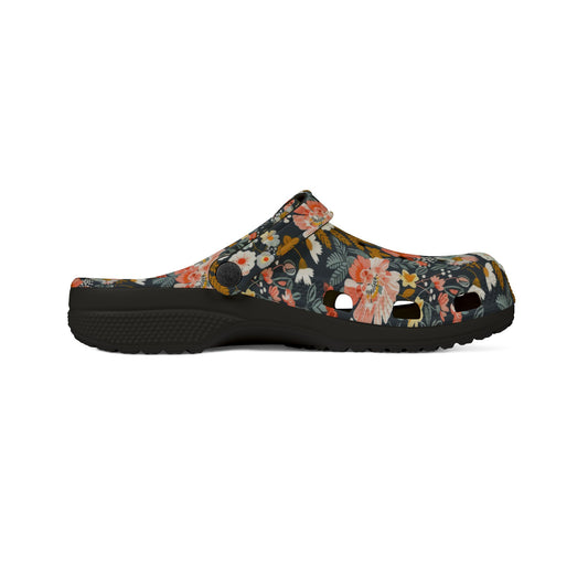 Floral Garden EVA Clogs — Lightweight Waterproof Slip-On Shoes - Creations by Chris and Carlos