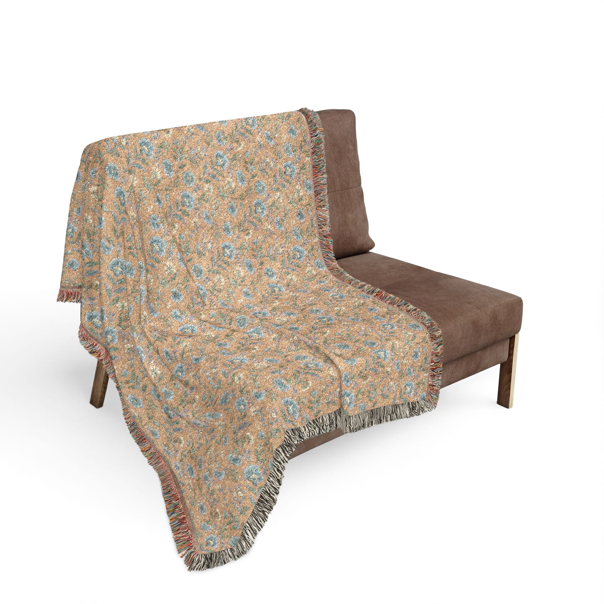 Plumstead Manor Patterned Woven Blanket — Reversible Geometric Throw for Cozy Home Decor - Creations by Chris and Carlos