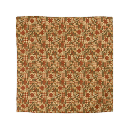 Old Soul Harvest™ Vintage Quilt Blocks Duvet Cover - Duvet Cover from the Old Soul Harvest Bedding collection